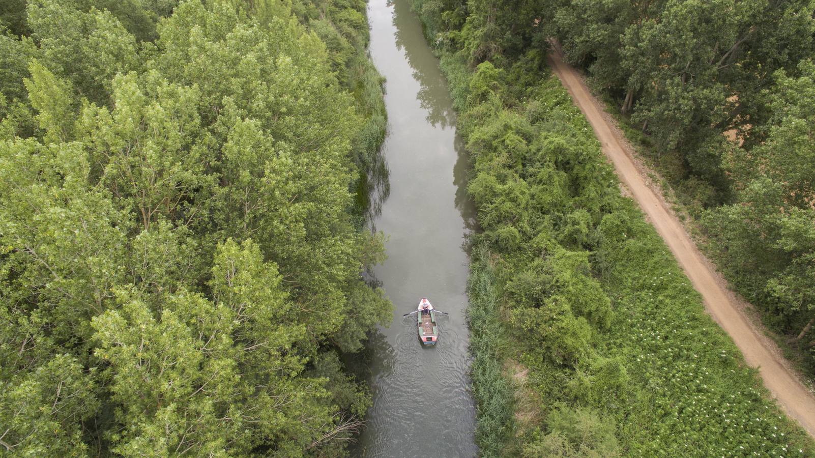 El Canal de Castilla en Herrera de Pisuerga.