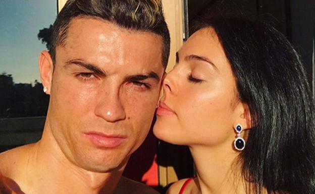 Georgina junto a Cristiano Ronaldo. 