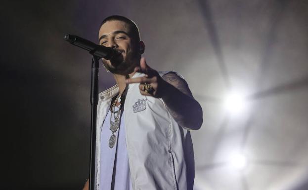 Maluma, en un concierto.