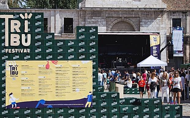 Plaza de San Juan durante la celebración del Tribu de 2017