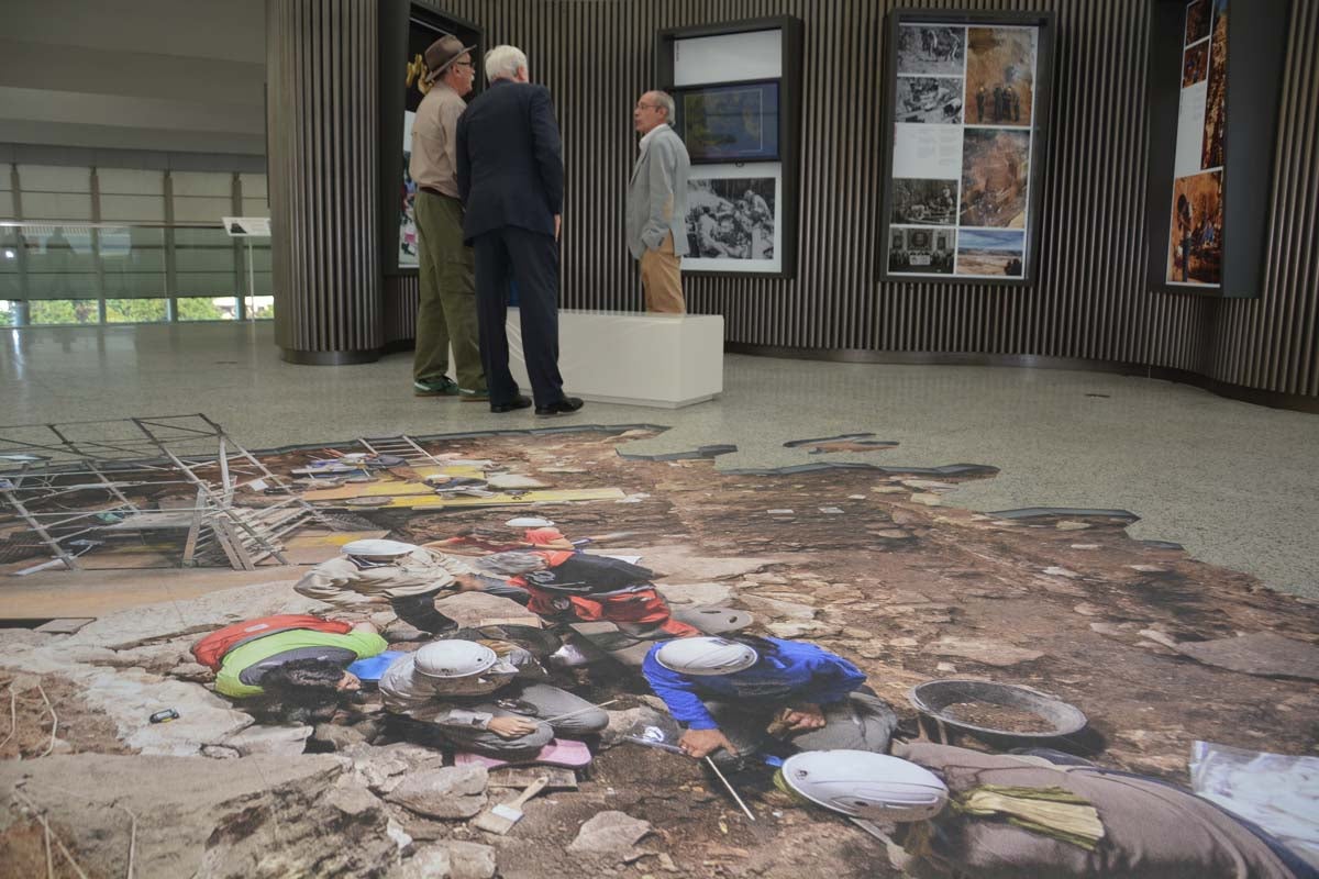 El Museo de la Evolución Humana acoge la exposición temporal sobre el 40 aniversario del inicio del proyecto investigador de Atapuerca.