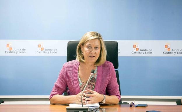 Pilar del Olmo, Consejera de Economía y Hacienda en la Junta de Castilla y León.