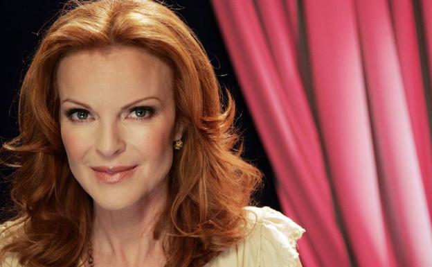 Marcia Cross, antes de someterse al tratamiento contra el cáncer. 