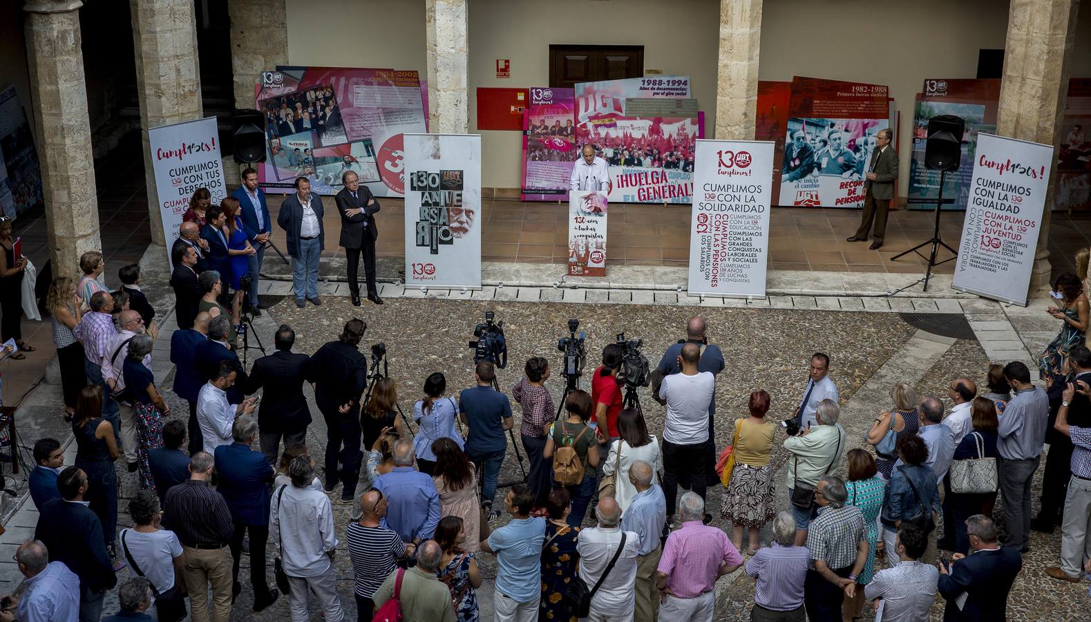 El sindicato celebra el 130 aniversario de su fundación y los 25 años de la constitución de la unión regional de Castilla y León