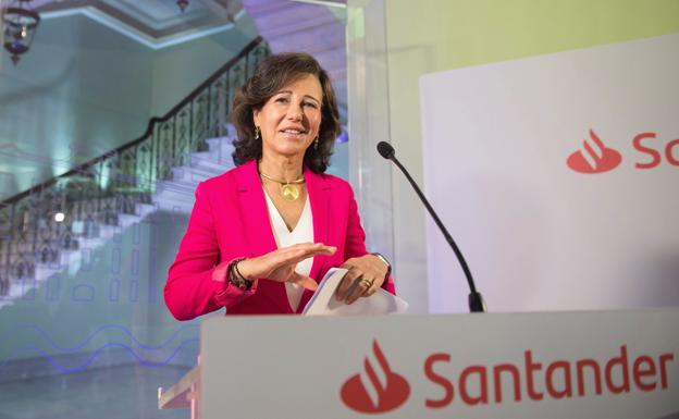 Ana Botín, presidenta del Banco Santander.