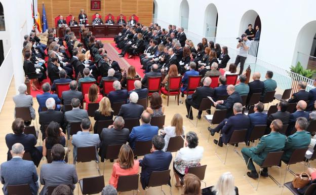 El Palacio de Justicia ha acogido el acto de inicio del Año Judicial en Castilla y León