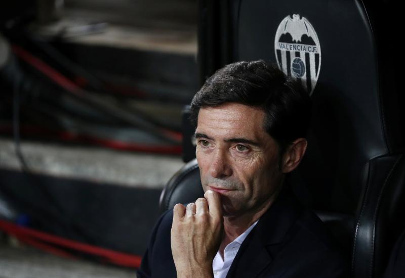 Marcelino, durante un partido