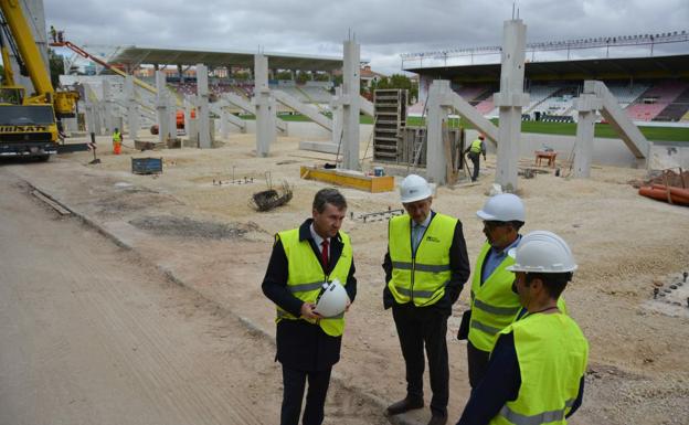 Galería. Lacalle ha visitado hoy las obras. 