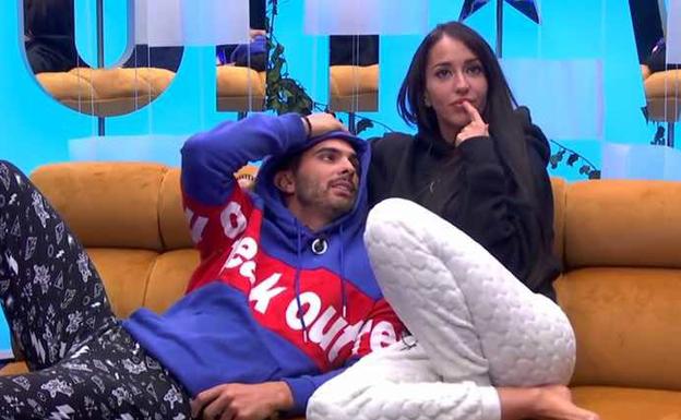 Aurah y Suso en el confesionario de 'GH Vip6'. 