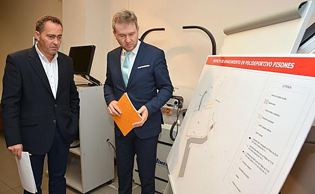 El alcalde, javier Lacalle, ha presentado hoy el proyecto. 