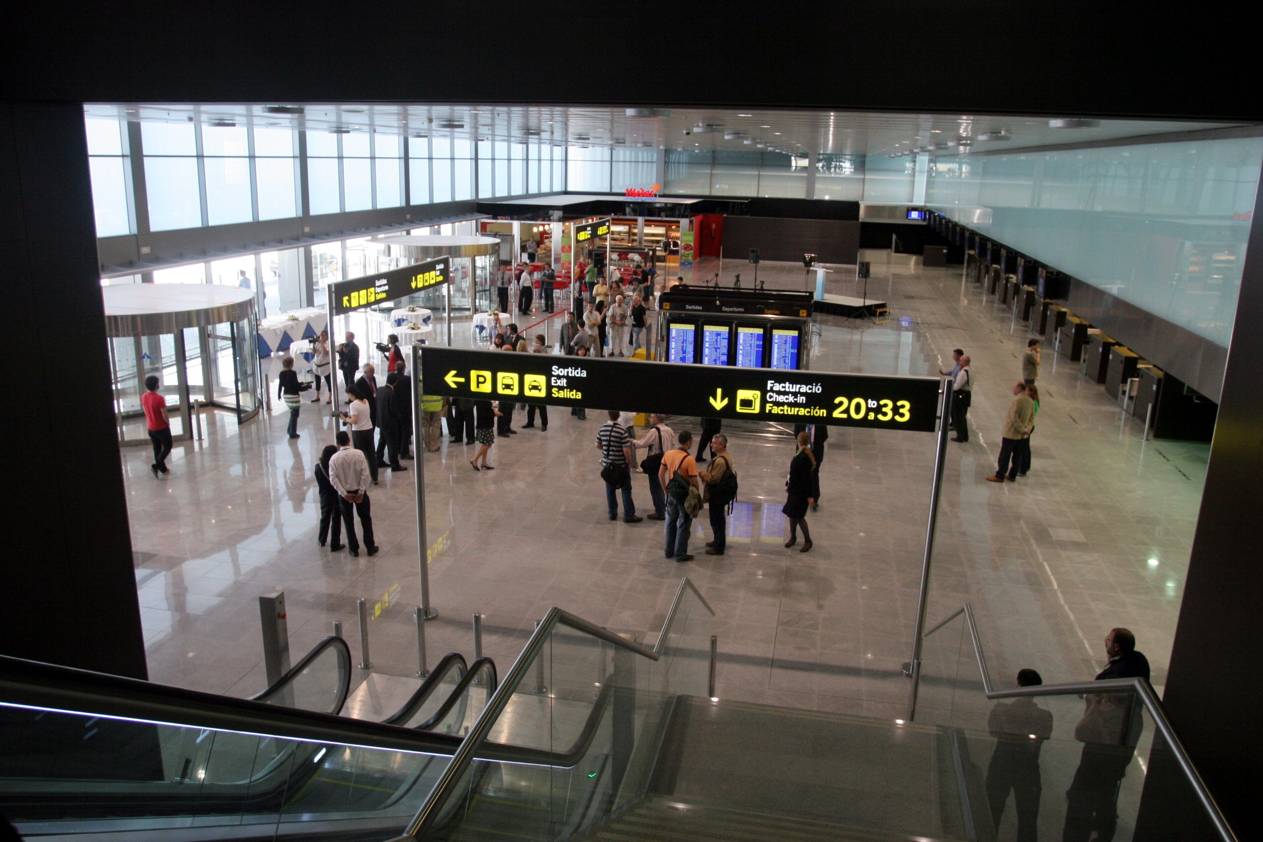 Terminal del aeropuerto El Prat.