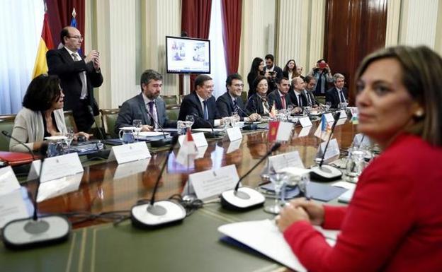 La consejera de Agricultura y Ganadería y portavoz de la Junta de Castilla y León, Milagros Marcos, en el Consejo Consultivo y la Conferencia Sectorial de Agricultura y Desarrollo Rural.