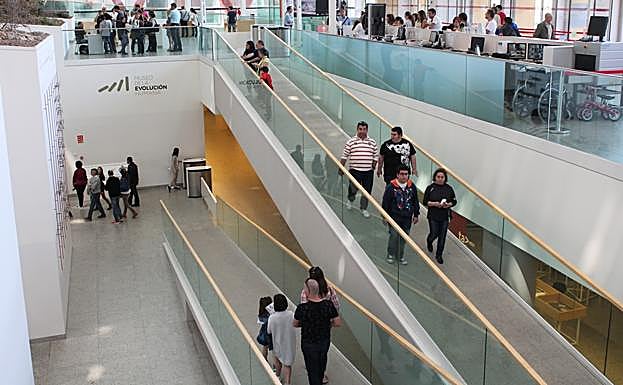 Interior del Museo de la Evolución Humana (MEH)