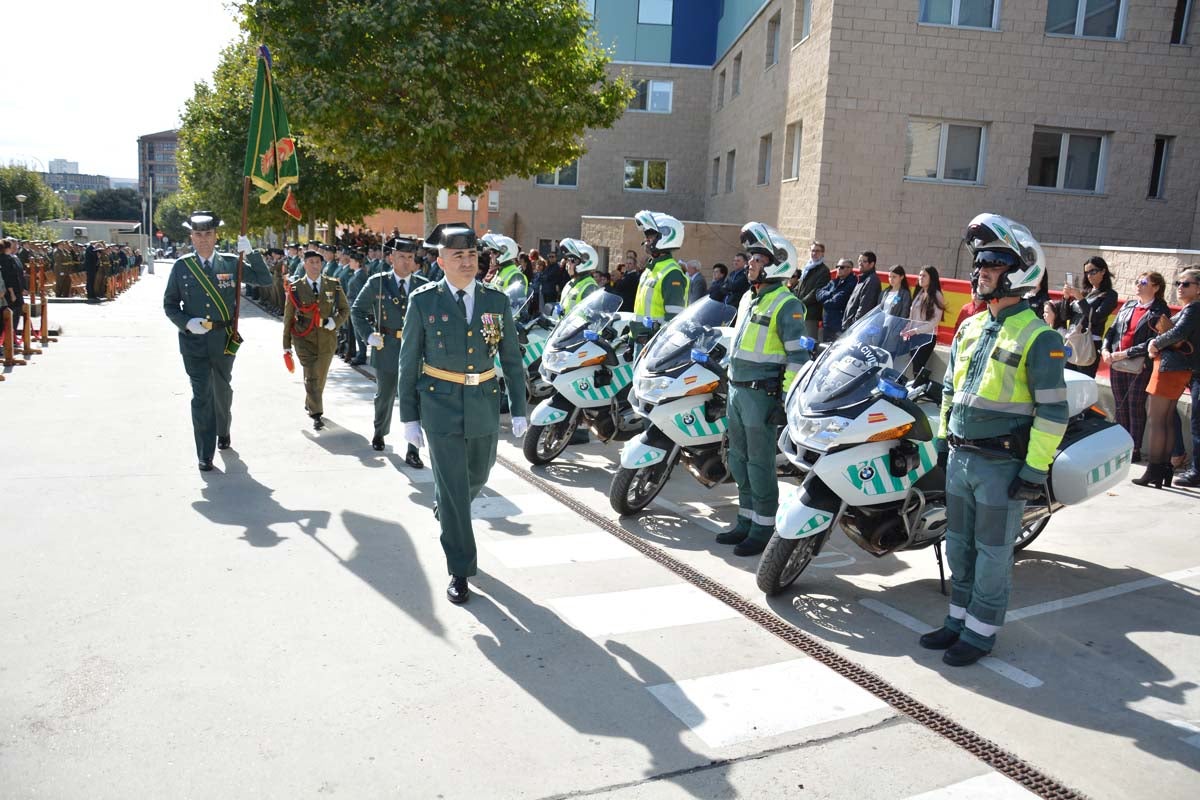 La casa cuartel de la Guardia Civil en Burgos acoge los actos del día de la patrona del cuerpo.