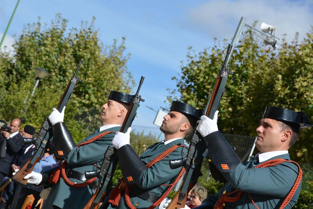 La casa cuartel de la Guardia Civil en Burgos acoge los actos del día de la patrona del cuerpo.