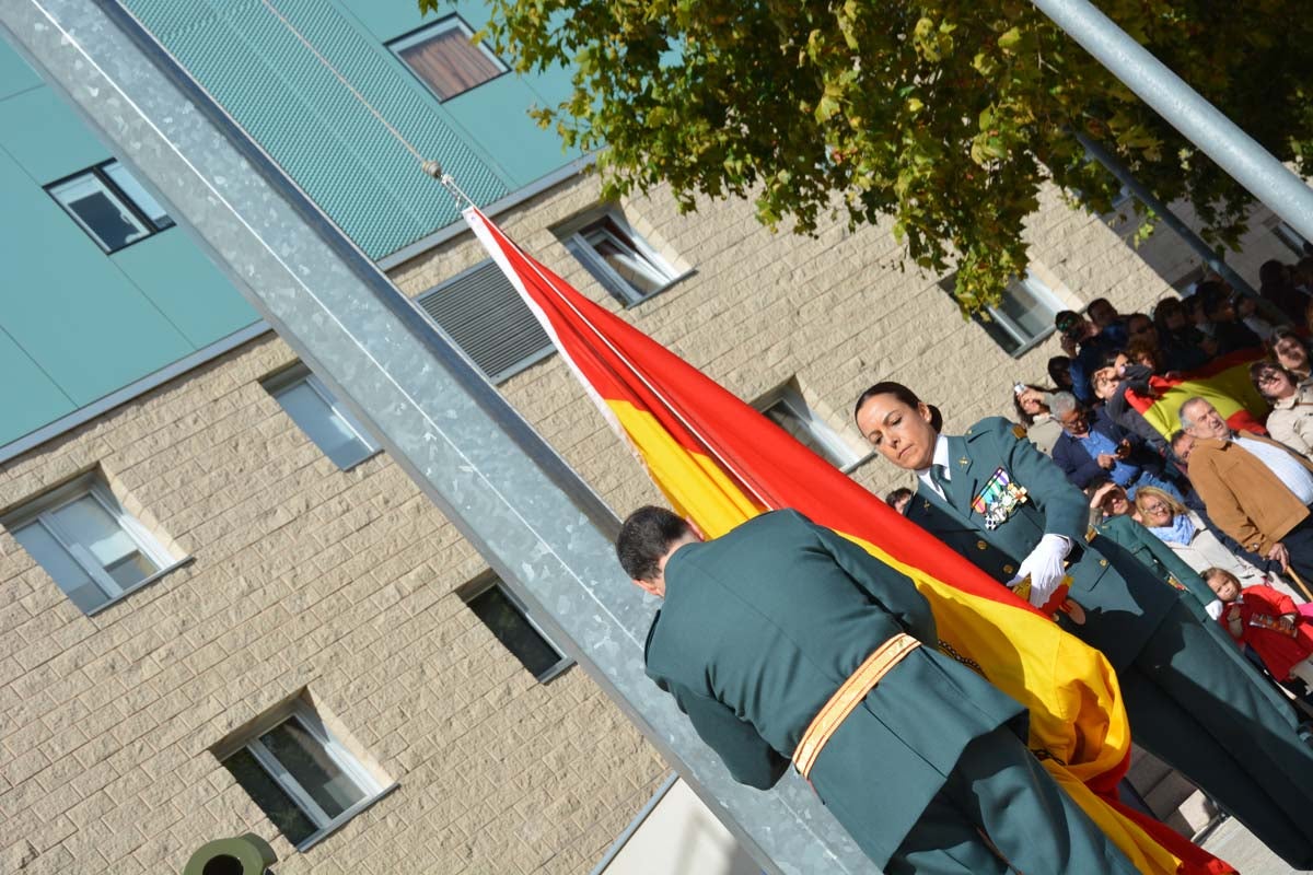 La casa cuartel de la Guardia Civil en Burgos acoge los actos del día de la patrona del cuerpo.