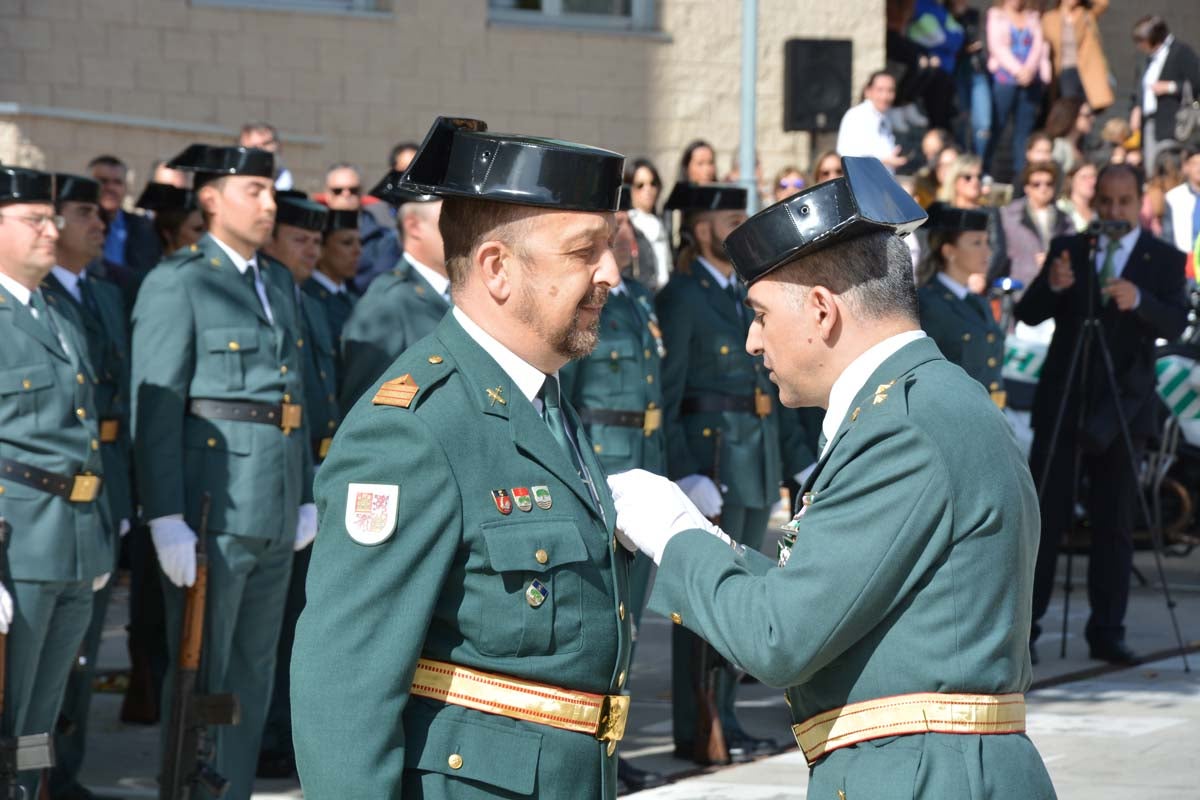 La casa cuartel de la Guardia Civil en Burgos acoge los actos del día de la patrona del cuerpo.