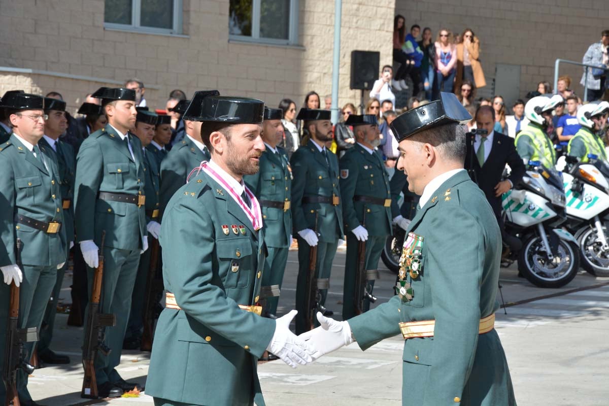 La casa cuartel de la Guardia Civil en Burgos acoge los actos del día de la patrona del cuerpo.