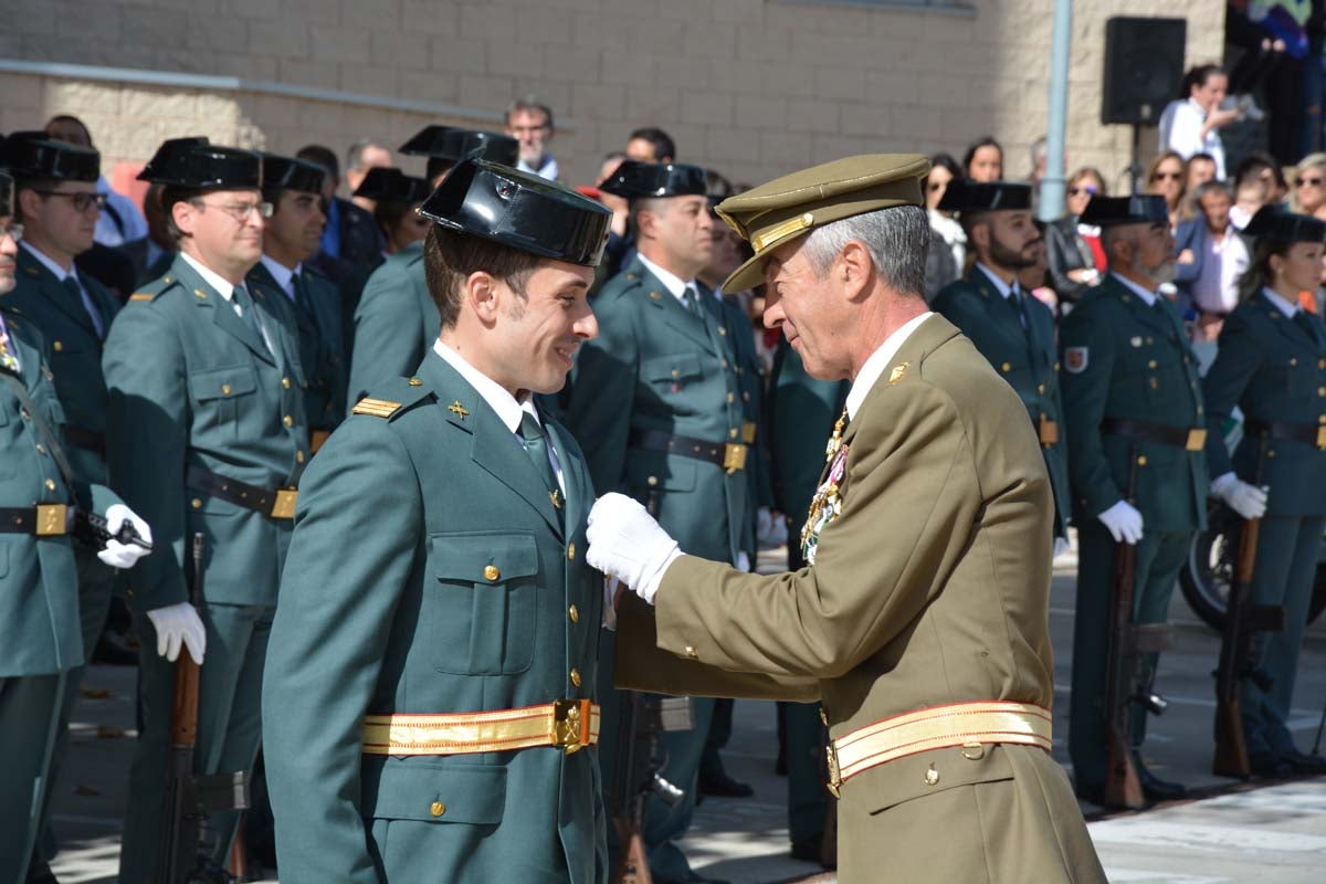 La casa cuartel de la Guardia Civil en Burgos acoge los actos del día de la patrona del cuerpo.
