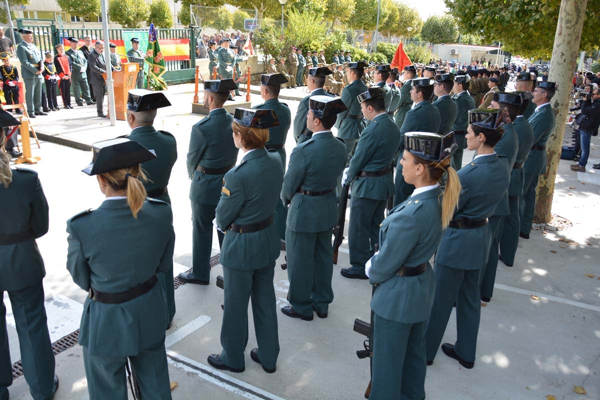 La casa cuartel de la Guardia Civil en Burgos acoge los actos del día de la patrona del cuerpo.