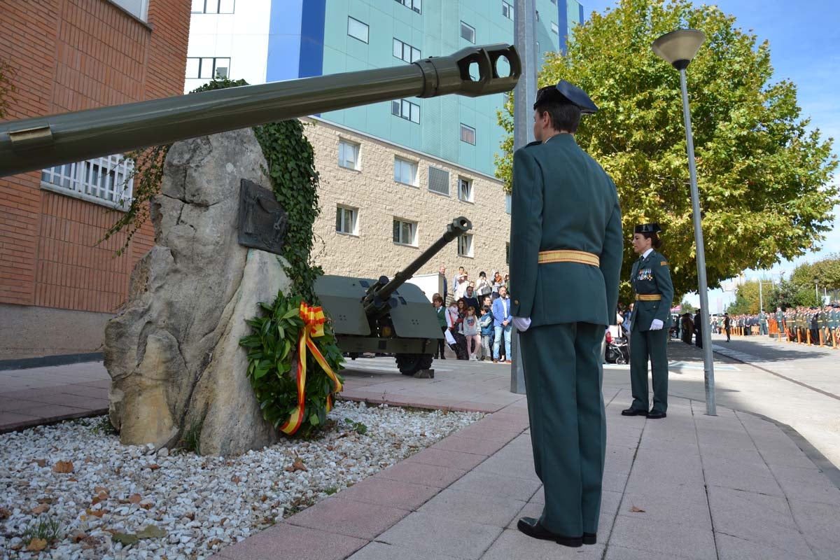 La casa cuartel de la Guardia Civil en Burgos acoge los actos del día de la patrona del cuerpo.