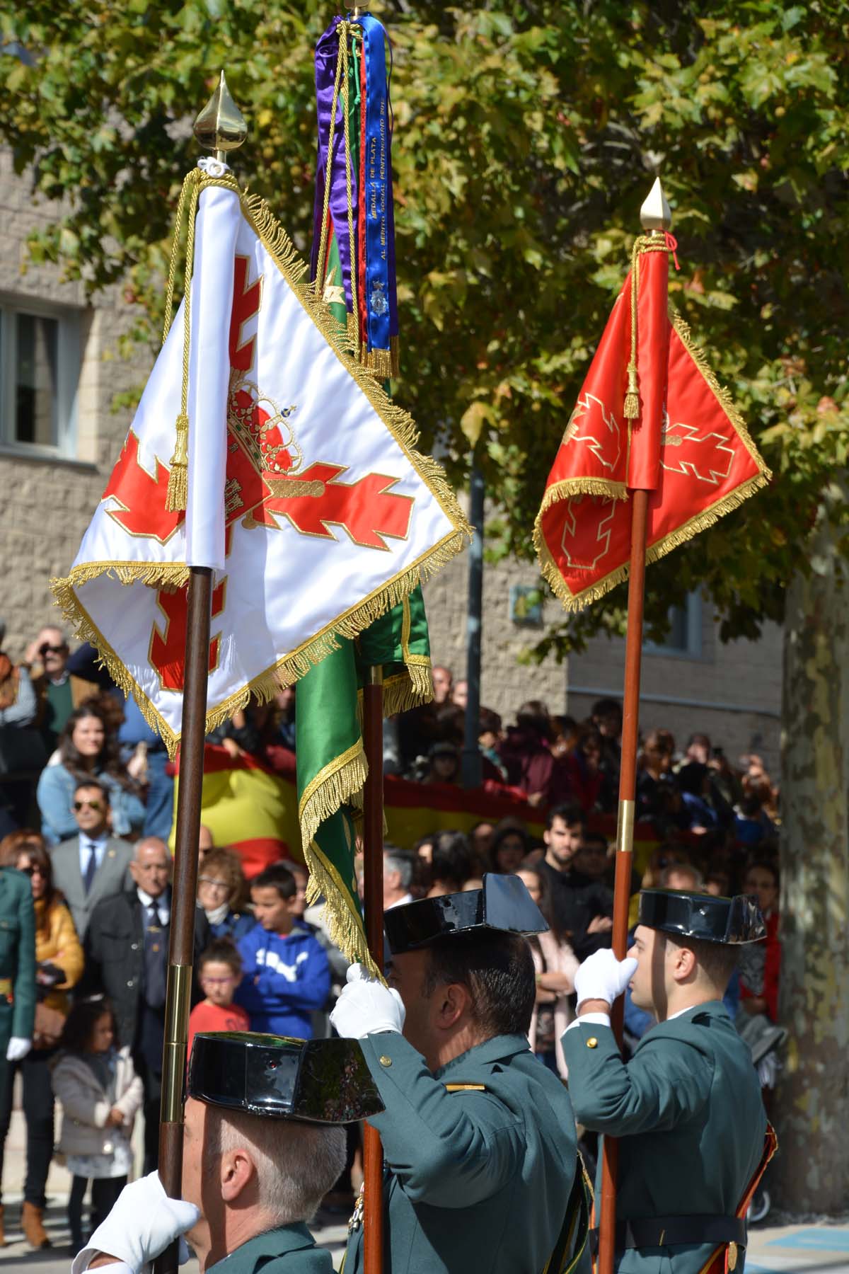 La casa cuartel de la Guardia Civil en Burgos acoge los actos del día de la patrona del cuerpo.