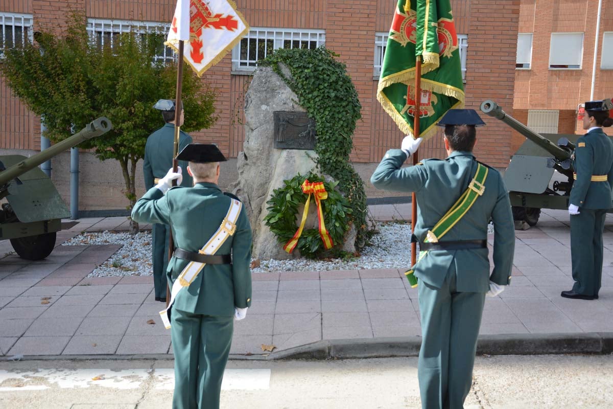 La casa cuartel de la Guardia Civil en Burgos acoge los actos del día de la patrona del cuerpo.