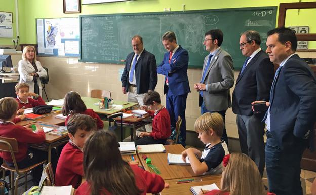 Rey ha visitado el colegio La Salle en su 75 aniversario