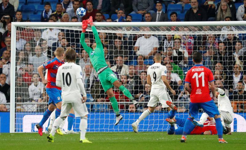 El Real Madrid y el Viktoria Pilsen checo se enfrentaron en el Santiago Bernabéu en la tercera jornada de la Liga de Campeones.