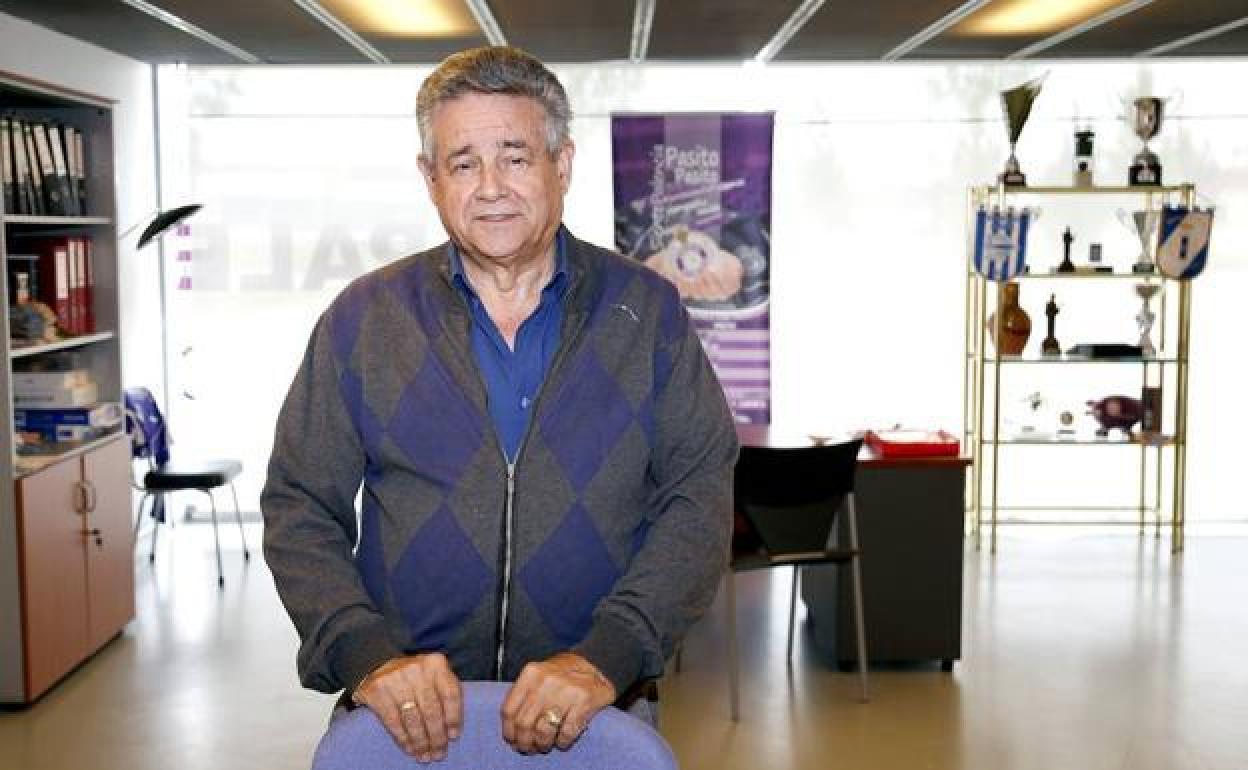 David Nieto, en las oficinas del club.