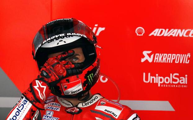 Jorge Lorenzo, piloto de Ducati. 