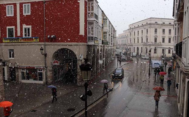 Los últimos copos de nieve visitaron la capital a principios del mes de abril 