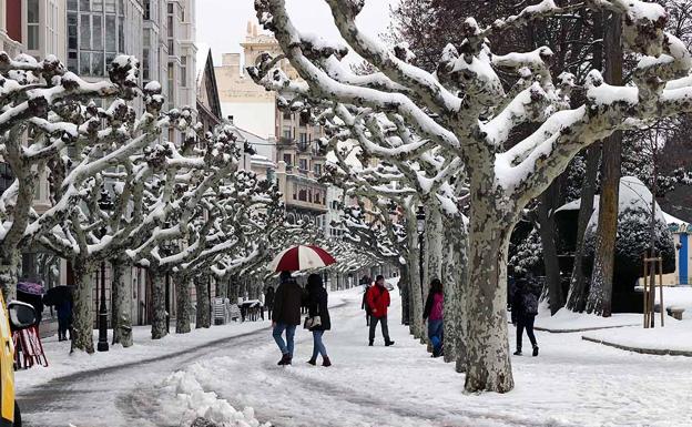 Imagen principal - Seis meses sin ver la nieve en Burgos