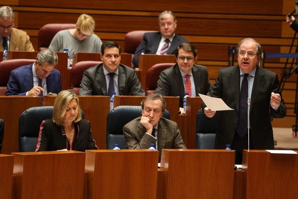 Juan Vicente Herrera durante su intervención. 