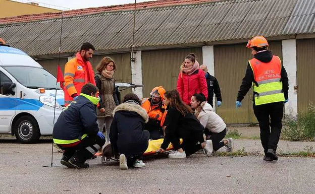 El simulacro ha contado con profesionales de diferentes ámbitos