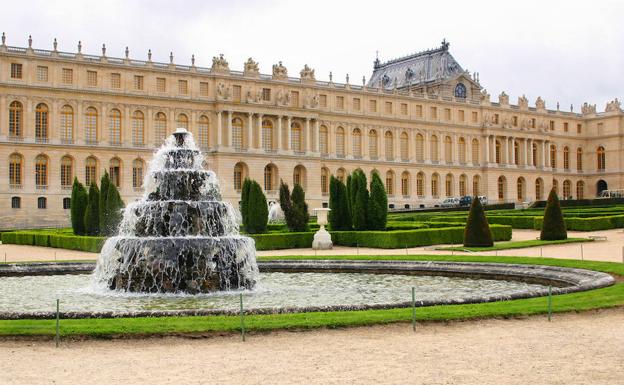 Vista del Palacio de Versalles. 