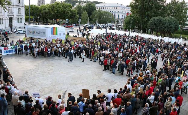 Última gran movilización de la sanidad pública en la capital burgalesa