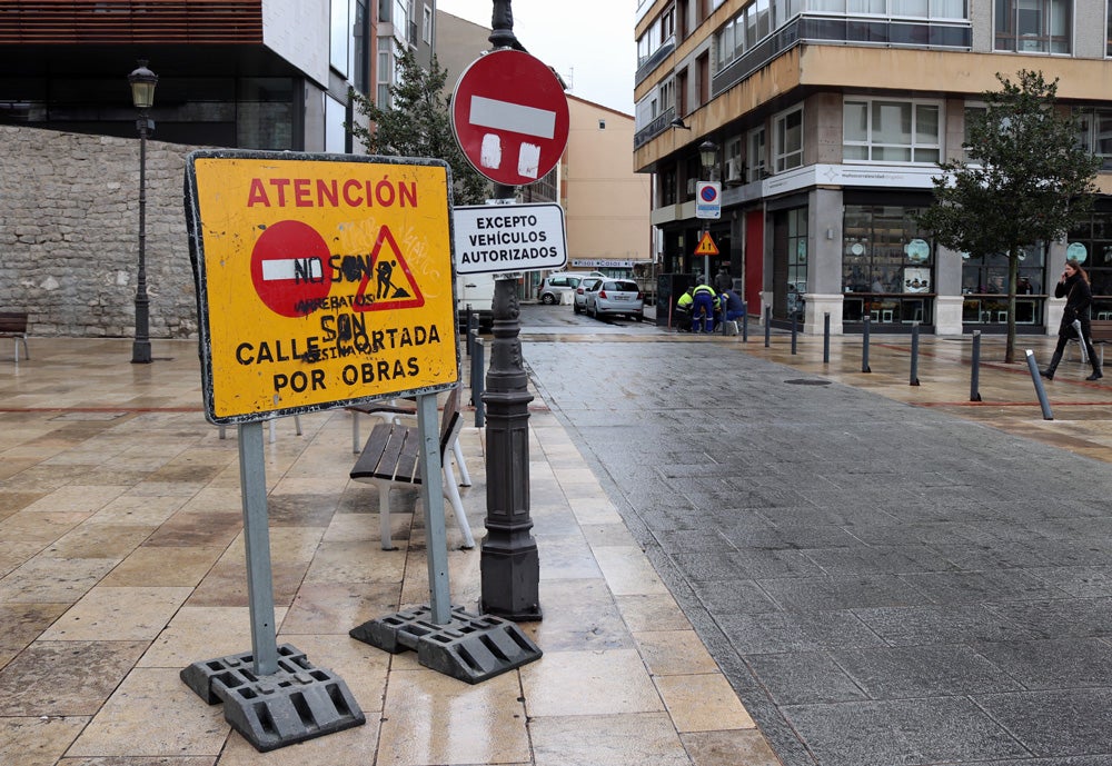 Fotos: La plaza Hortelanos, en obras