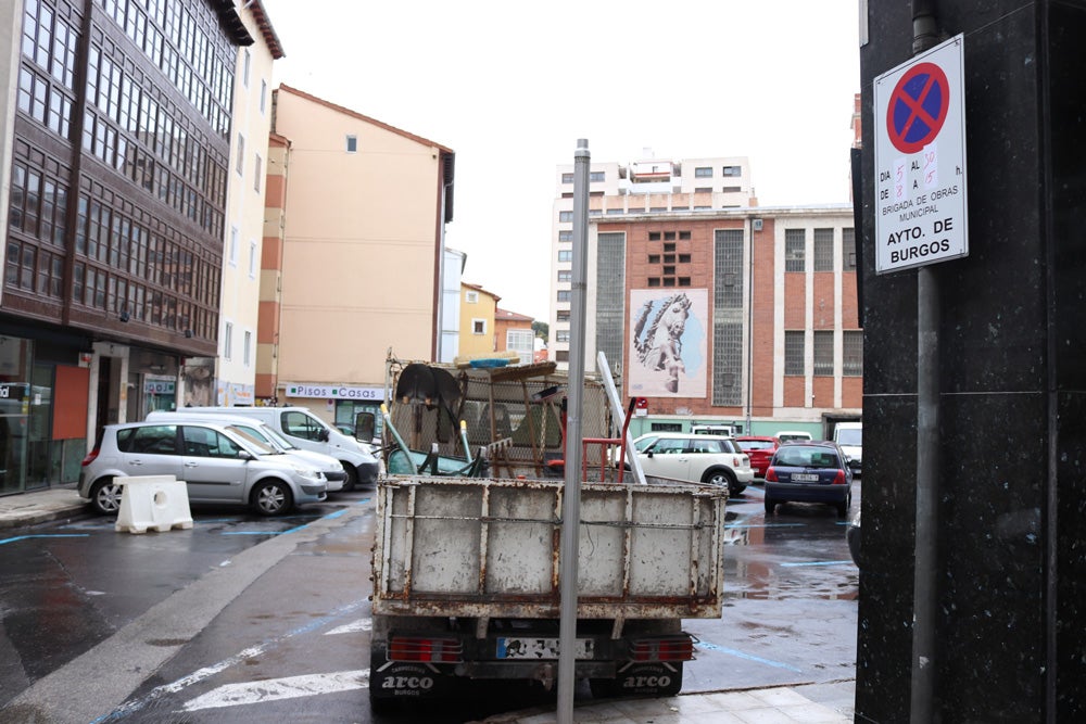 Fotos: La plaza Hortelanos, en obras