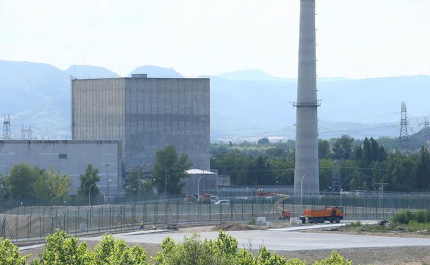 Central nuclear de Garoña el día que se anunció su cierre. 