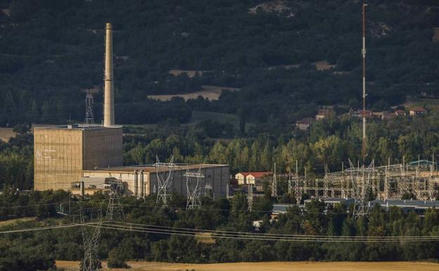 La central nuclear de Garoña, tras anunciarse su cierre el pasado mes de agosto.