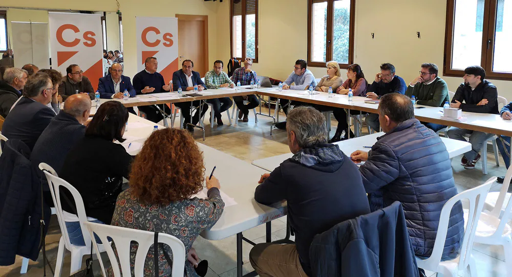 Una treintena de alcaldes y concejales de la formación naranja se han reunido en Las Quintanillas