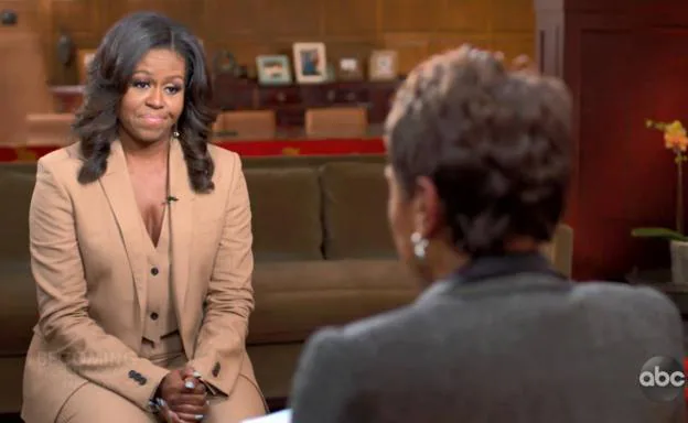 Michelle Obama, durante una entrevista la semana pasada en el programa de la cadena ABC 'Good Morning America'.