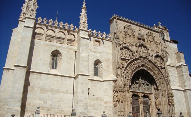 Iglesia de Santa María de Aranda de Duero donde se proyectará el vídeo mapping. 