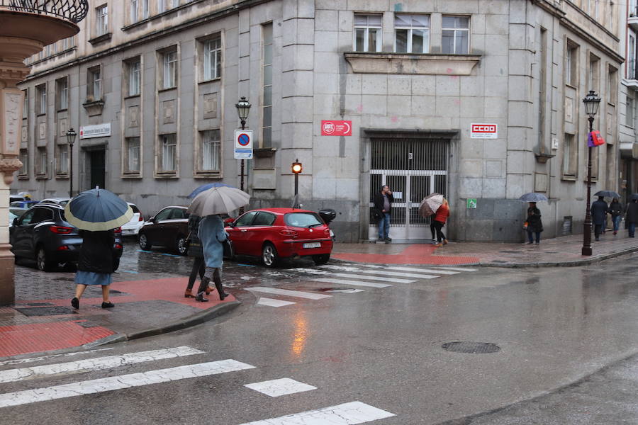 La lluvia llega a Burgos y se quedará, al menos, una semana