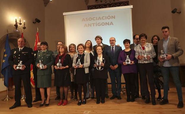 Entrega de los premios Menina, en el Aula Magna Tirso de Molina, en Soria.