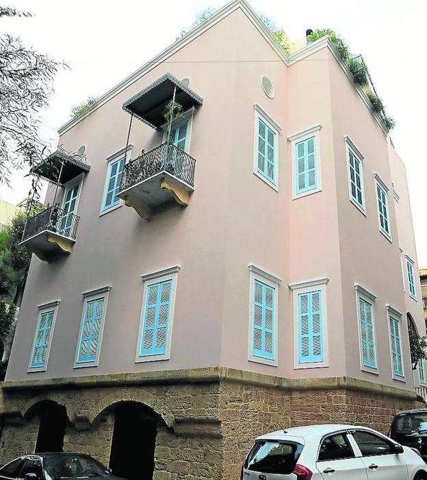 Casa que se cree que pertenece a Ghosn en Beirut.