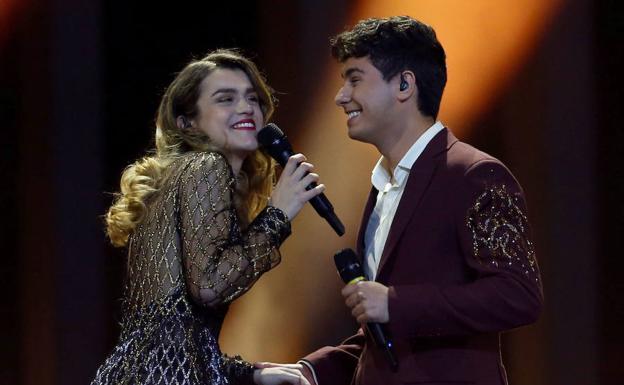 Amaia y Alfred, en su actuación en Eurovisión.