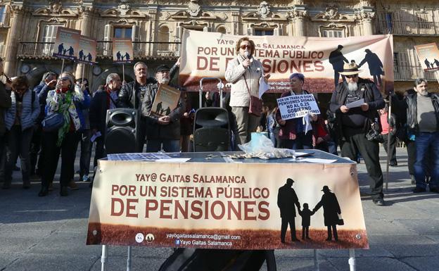 Imagen de archivo de una manifestación de la coordinadora en Salamanca. 