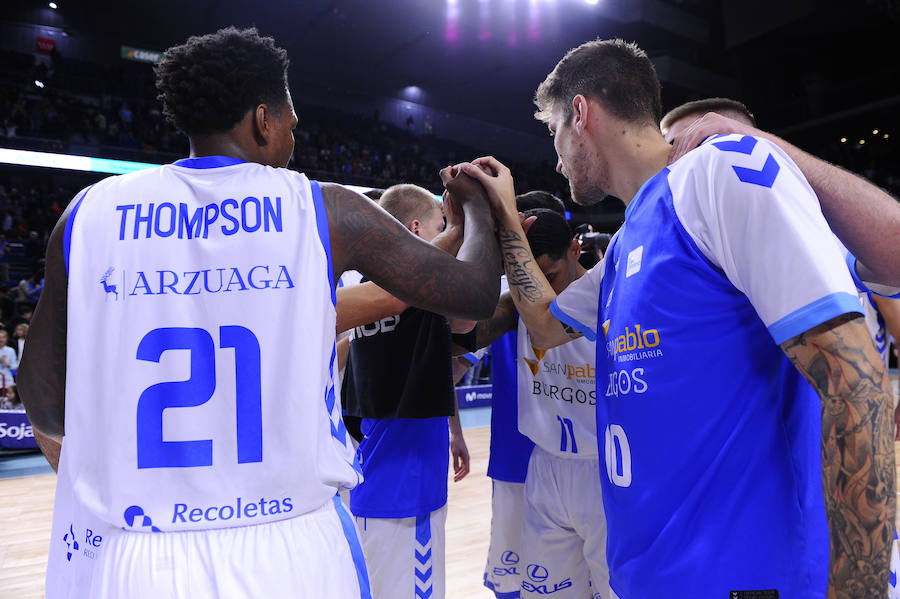 Un resumen en imágenes del partido que ha enfrentado hoy al Movistar Estudiantes y el San Pablo Burgos en el Wizink Center de Madrid.